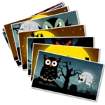 halloween e-cards android application logo